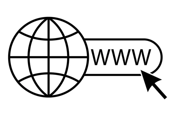 depositphotos 417760734 stock illustration internet world network icon search